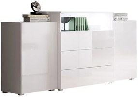 Μπουφές Urban III-Leuko - 150.00Χ39.00Χ81.00cm