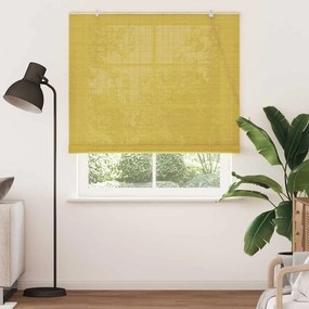 vidaXL Ρόλερ Κίτρινο 150 x 220 cm Μπαμπού