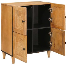 vidaXL Πλαϊνό γραφείο Ανοιχτό καφέ 33.5 x 60 x 75 εκ
