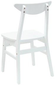 vidaXL Καρέκλες φαγητού 2 pcs Λευκό 42 x 47.5 x 81 εκ