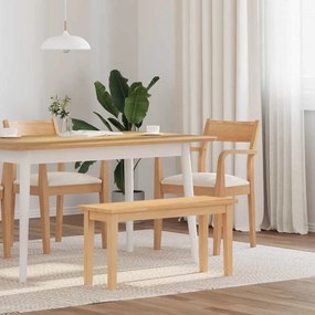 vidaXL Πάγκος  90 cm από μασίφ ξύλο καουτσούκ