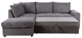 BILL ΚΑΝΑΠΕΣ ΚΡΕΒΑΤΙ ΓΩΝΙΑ ΑΡΙΣΤΕΡΗ STONE 241x173x94 - 70-0414