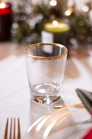 Glass Set (4 Pieces) Pure 275 Gold
Transparent