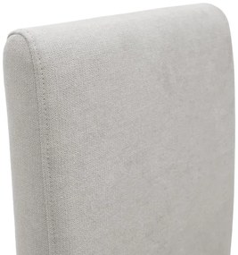 Καρέκλα Ditta ύφασμα γκρι - πόδι sonoma 44x56x96 εκ. 2αδα 44x56x96 εκ.