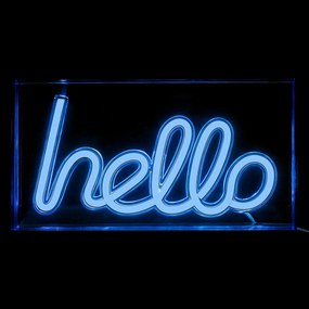 Διακοσμητικό Φωτιστικό LED Με USB A-S Hello 205962