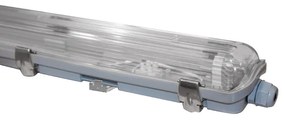 FIXTURE IP65 1580mm FOR 1 LEDTUBE WITH METAL CLIPS ACA AC.3158H