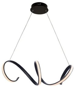 Κρεμαστό Φωτιστικό Οροφής LED 40W 3000K 2400LM 64X22 CLEO ACA-HM91LEDP64BK-Μαύρο HM91LEDP64BK