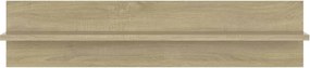 vidaXL Ραφιέρες Τοίχου 2 τεμ. Sonoma Δρυς 80 x 11,5 x 18εκ Μοριοσανίδα