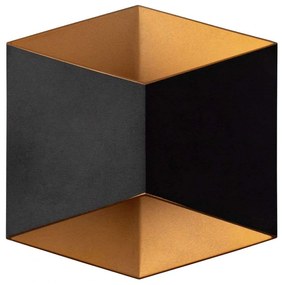 Φωτιστικό Τοίχου - Απλίκα Triangled 8141 17x17,2cm 2xLed 750lm 5W 3000K Black-Gold Nowodvorski