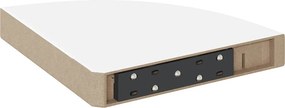 vidaXL Ράφι Γωνίας Πλωτή Γυαλιστερή Λευκή 25x25x3,8 εκ. από MDF