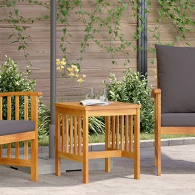 vidaXL Κηπουρική Πλευρικό Τραπέζι Καφέ 45x45x50 εκ. Μασίφ ξύλο ακακίας