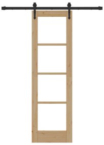 vidaXL Συρόμενη Πόρτα  με Σετ Hardware 'ORKDAL'61x198.5 εκ.