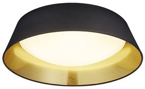 Πλαφονιέρα Οροφής 45cm Μαύρο Ύφασμα LED 18w 3000K 2000lm Trio Lighting Ponts R62871879