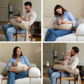 Μαξιλάρι Θηλασμού bbhugme, Seashell Beige