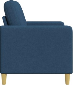 vidaXL Καναπές με Αποθήκευση Μπλε 72 x 78 x 87 εκ. Πολυεστέρας