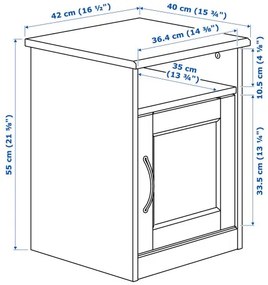 SONGESAND κομοδίνο 703.674.44