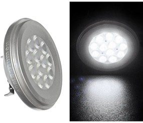 Adeleq Led Λάμπα Αλουμινίου Ar111 12W 12Vac/Dc 24° 4000Κ Λευκό 13-11112241