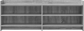 vidaXL Ντουλάπι TV 130 x 33 x 47 cm Γκρι Sonoma