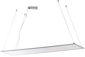 Φωτιστικό Οροφής Pannello LED-PANEL-30X120-BIS Led 40W 119,5x29,5cm White Intec Metal