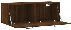 vidaXL Ντουλάπι Τοίχου Καφέ Δρυς 100x36,5x35 εκ. Επεξεργασμένο Ξύλο