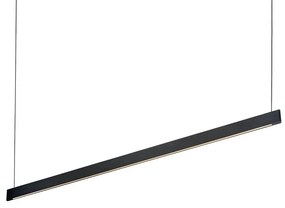 Φωτιστικό Οροφής - Ράγα Desk Wide 336190 3000K 4000lm 120x6x200cm Black Ideal Lux