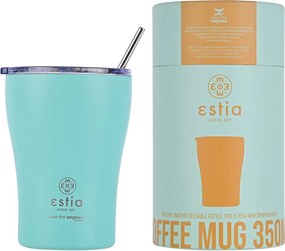Ποτήρι Θερμός 350ml Estia Save The Aegean Bermuda Green 01-12106