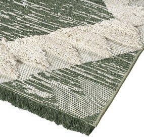 Χαλί βαμβακερό Morocotton 9237 Πράσινο 150x220      Beauty Home