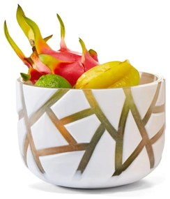 Βάζο Val S 277008 18x15cm White-Clear Philippi Glass