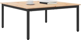 vidaXL Τραπεζάκι σαλονιού Φυσικό 100 x 100 x 45 cm