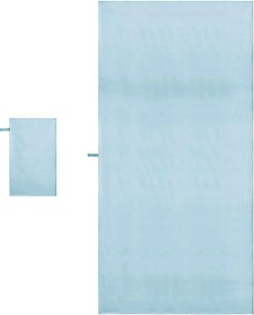 vidaXL Σύνολο πετσέτας αθλητισμού 2 pcs Μπλε ύφασμα