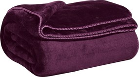 Κουβέρτα Βελουτέ Υπέρδιπλη (220x240) Kentia Loft Monaco 05 Purple