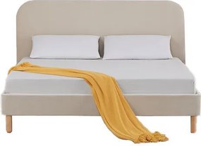 Κρεβάτι διπλό Nextdeco Manila beige 160x200xY87εκ.