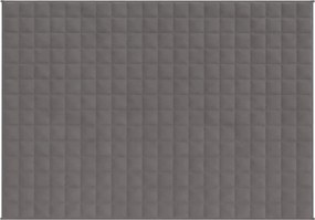 vidaXL Κουβέρτα Βαρύτητας Γκρι 150 x 200 εκ. 11 κ. Υφασμάτινη