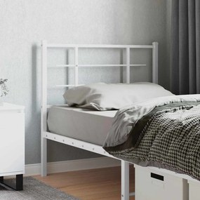 vidaXL Ανταλλακτικό κεφαλάρι Λευκό 100 εκ. Μεταλλικό