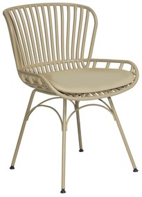 900-222 Καρέκλα  Mayorka Μόκα 57 x 53 x 81 Μόκα Μέταλλο, Πολυπροπυλένιο (PP), 1 Τεμάχιο