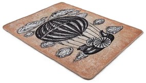 Πατάκι Μπάνιου Propeller 359CHL4407 Brown-Black L'essentiel Maison 70X120 Πολυέστερ