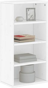 vidaXL Βοηθητικό Ντουλάπι ODDA Λευκό 40x24x79εκ. από Μασίφ Ξύλο Πεύκου