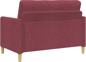 vidaXL Καναπές με Αποθήκευση Κόκκινο 122 x 78 x 87 εκ Πολυεστέρας