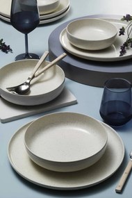 Σερβίτσιο Πιάτων Πορσελάνης Moderna Ματ Μπεζ - 24τμχ - Kutahya Porselen