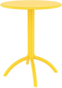 SIESTA OCTOPUS Φ60Χ75εκ.YELLOW ΤΡΑΠΕΖΙ ΠΟΛ/ΝΙΟΥ Φ60Χ75εκ.20.0172