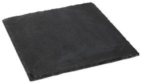 Πλατώ Σερβιρίσματος FAV110 30x30x0,5cm Black Espiel Πέτρα