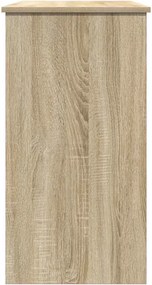 vidaXL Γραφείο Χρώμα Sonoma Δρυς 80 x 40 x 75 εκ. από Μοριοσανίδα
