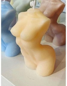 Κερί Female Body 5-copy 11x3/4cm Yellow Milk&amp;Honey Paraffin