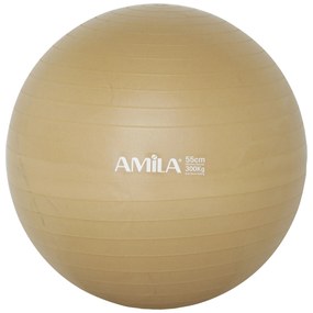 Μπάλα Γυμναστικής Amila 55cm Χρυσή 95829