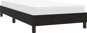 vidaXL Πλαίσιο κρεβατιού χωρίς στρώμα Μαύρο 100x220 cm Βελούδινο