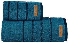 Πετσέτα Προσώπου (50x90) Makis Tselios Private 600gsm Πετρόλ