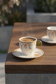 Stewehome Σετ πορσελάνινων φλιτζανιών καφέ για 6 άτομα Πολύχρωμο