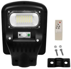 Led Αδιάβροχο Ηλιακό Φωτιστικό Δρόμου 50W 3840LM με Ανιχνευτή Κίνησης και Τηλεχειριστήριο Jortan JT-G-50W