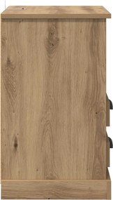 vidaXL Κομοδίνο Artisan Oak 36 x 43 x 60 εκ Επεξεργασμένο ξύλο