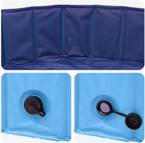 vidaXL Πισίνα για Παιδιά Μπλε Ø 80 x 20 cm